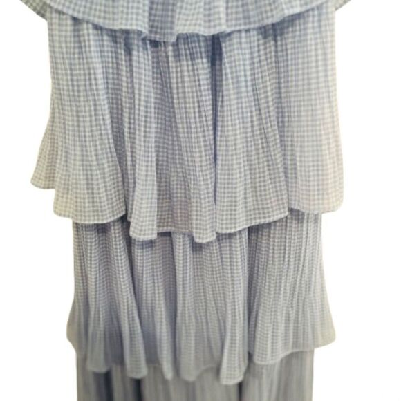 Lulu's Gala Ready Gingham Off-Shoulder Dress NWOT - Picture 2 of 5